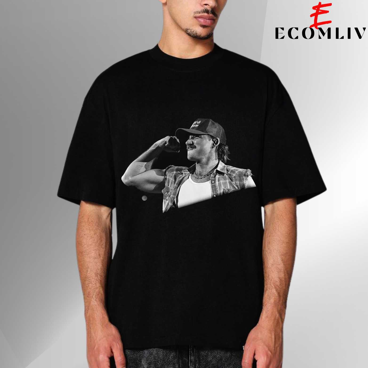 Morgan Wallen Face Graphic Tee, Unisex T Shirt, Streetwear Fan Top